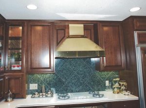 Custom Brass Hood With Stainless Steel Liner